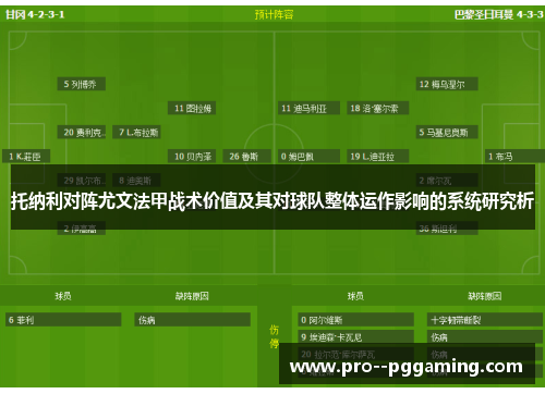 托纳利对阵尤文法甲战术价值及其对球队整体运作影响的系统研究析 托纳利对阵尤文法甲战术价值及其对球队整体运作影响的系统研究析